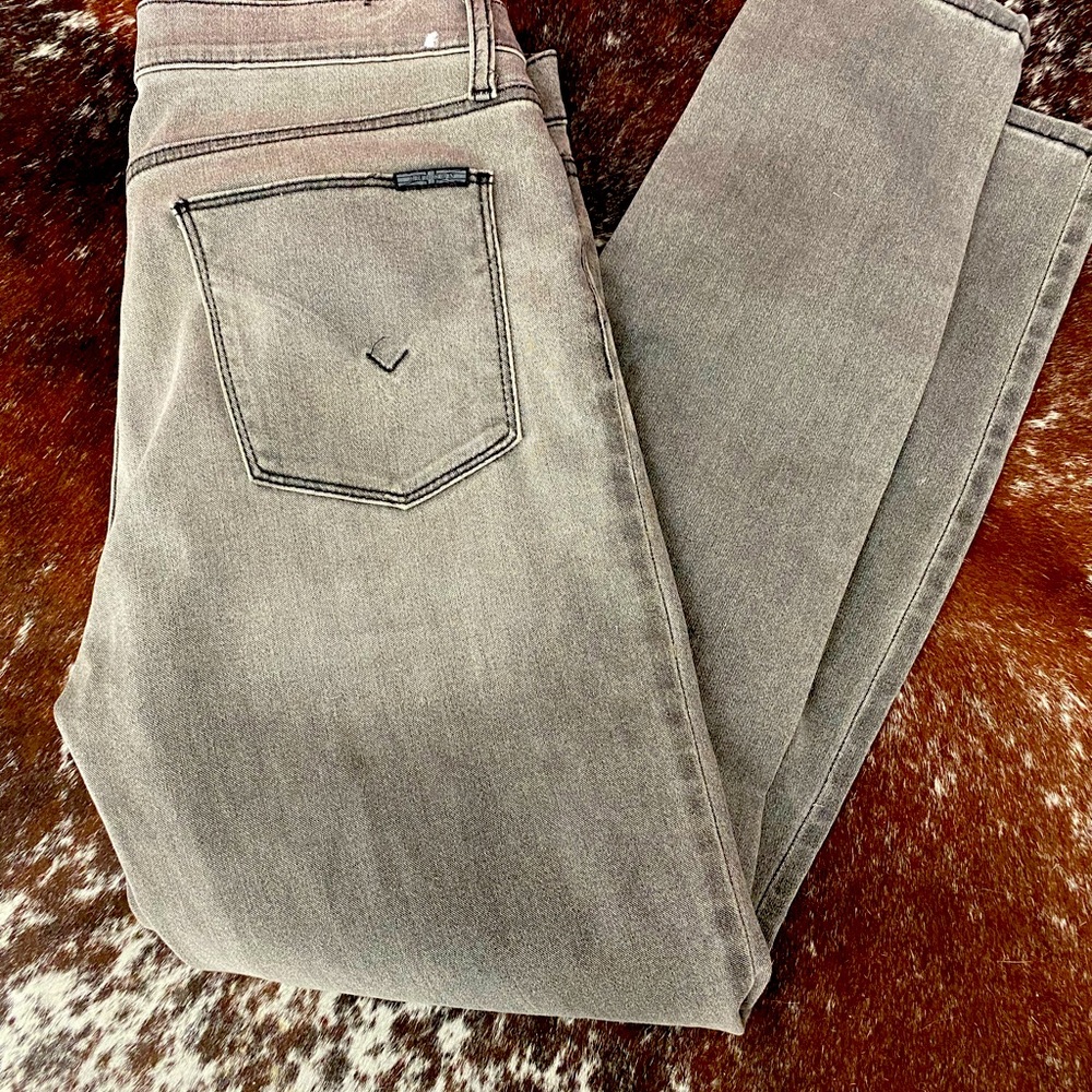 Husdson BLAIR jeans Gray Wash Skinny Current Sz 30